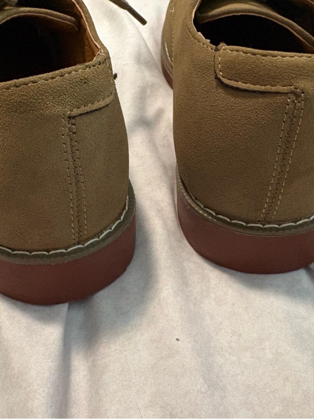 Eastland Buck Suede Oxford Shoes in Tan suede Lace Up Unisex Shoe EU 40 - Picture 9 of 13